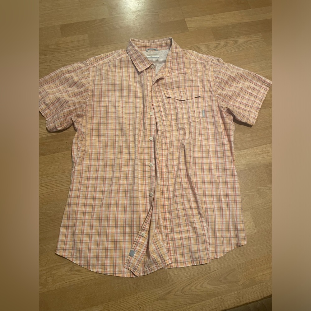 Men’s Columbia button up shirt, size large